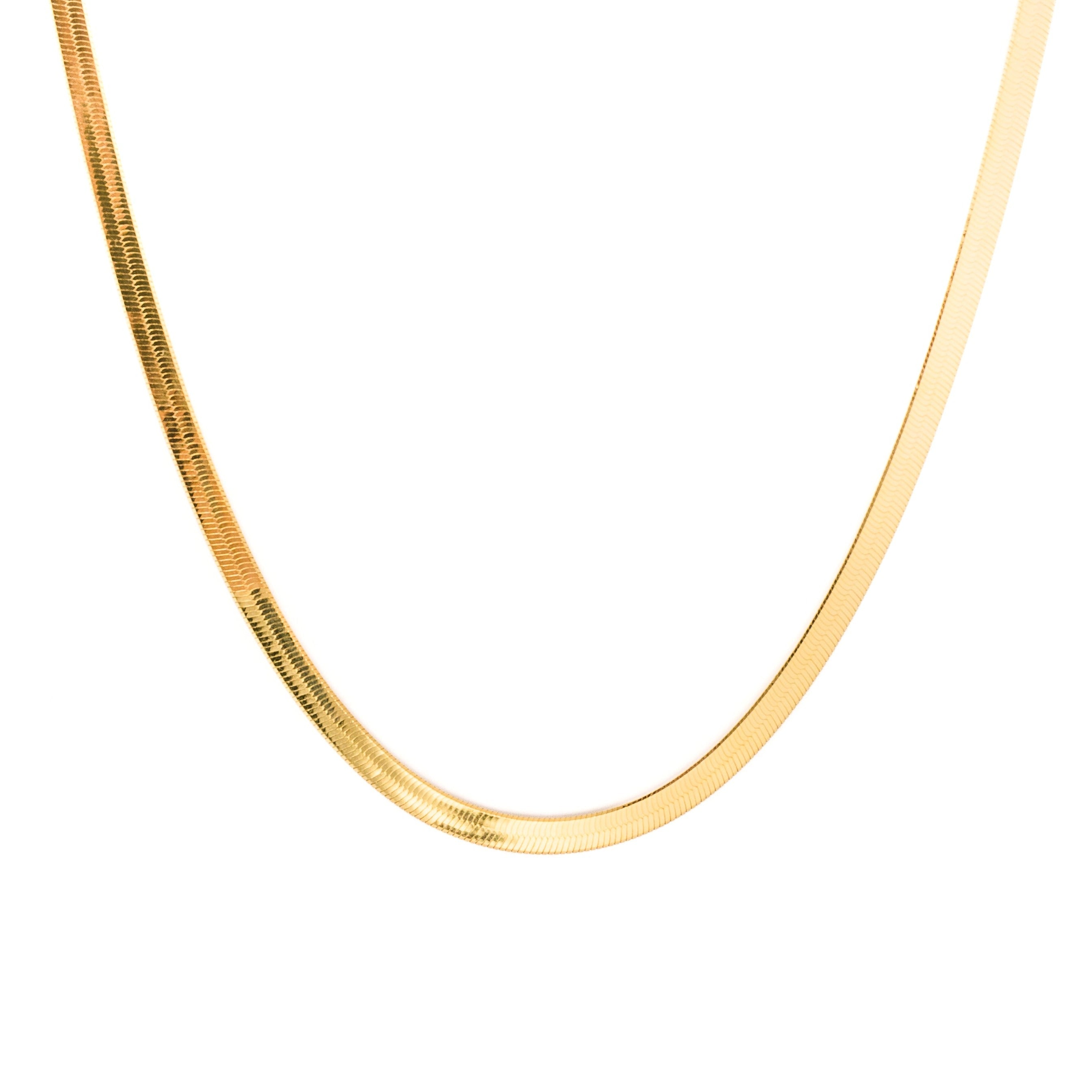 Gold Herringbone Necklace | Herringbone Necklace | Outspoke Official