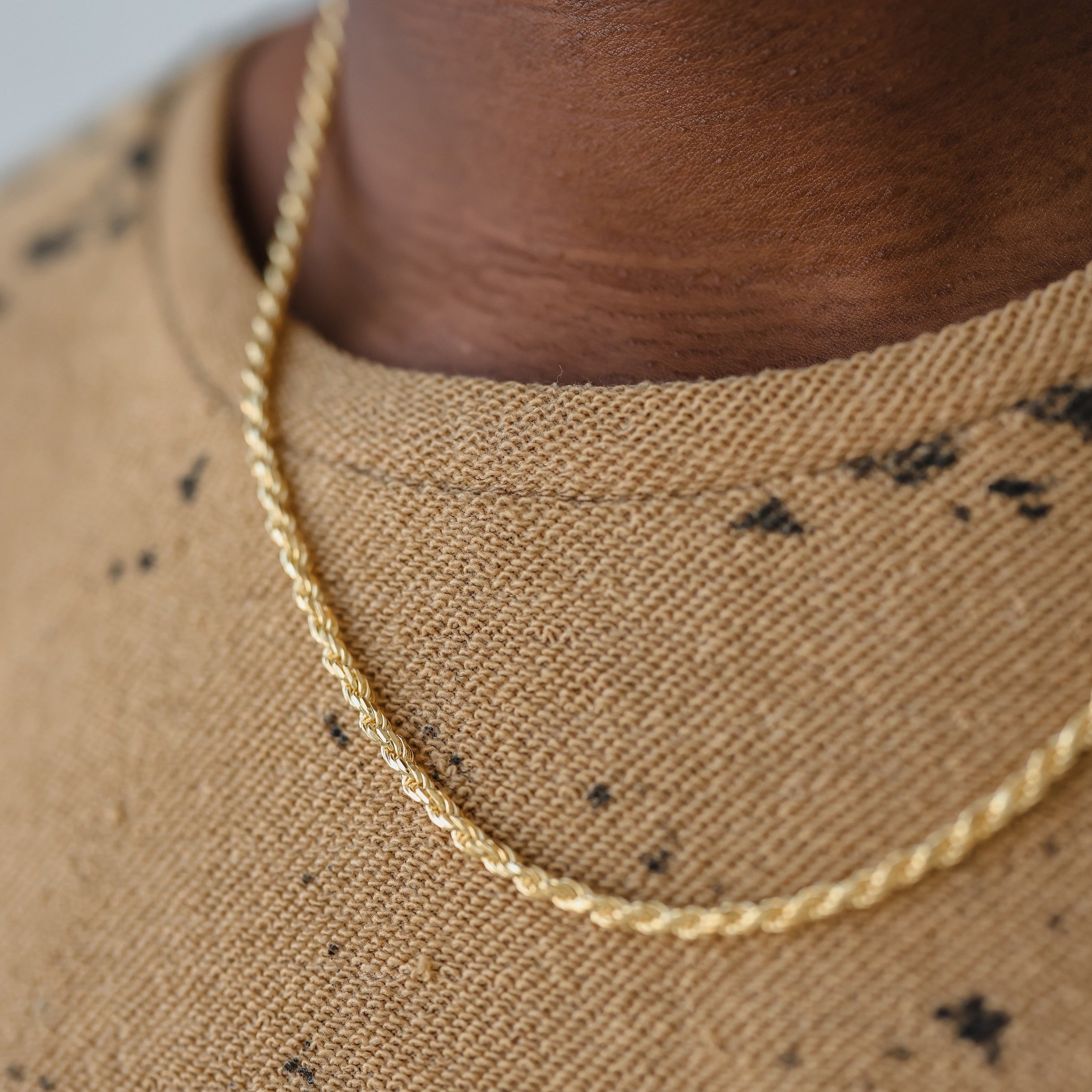 14k Gold Rope Chain | Solid Rope Chain | Outspoke Official