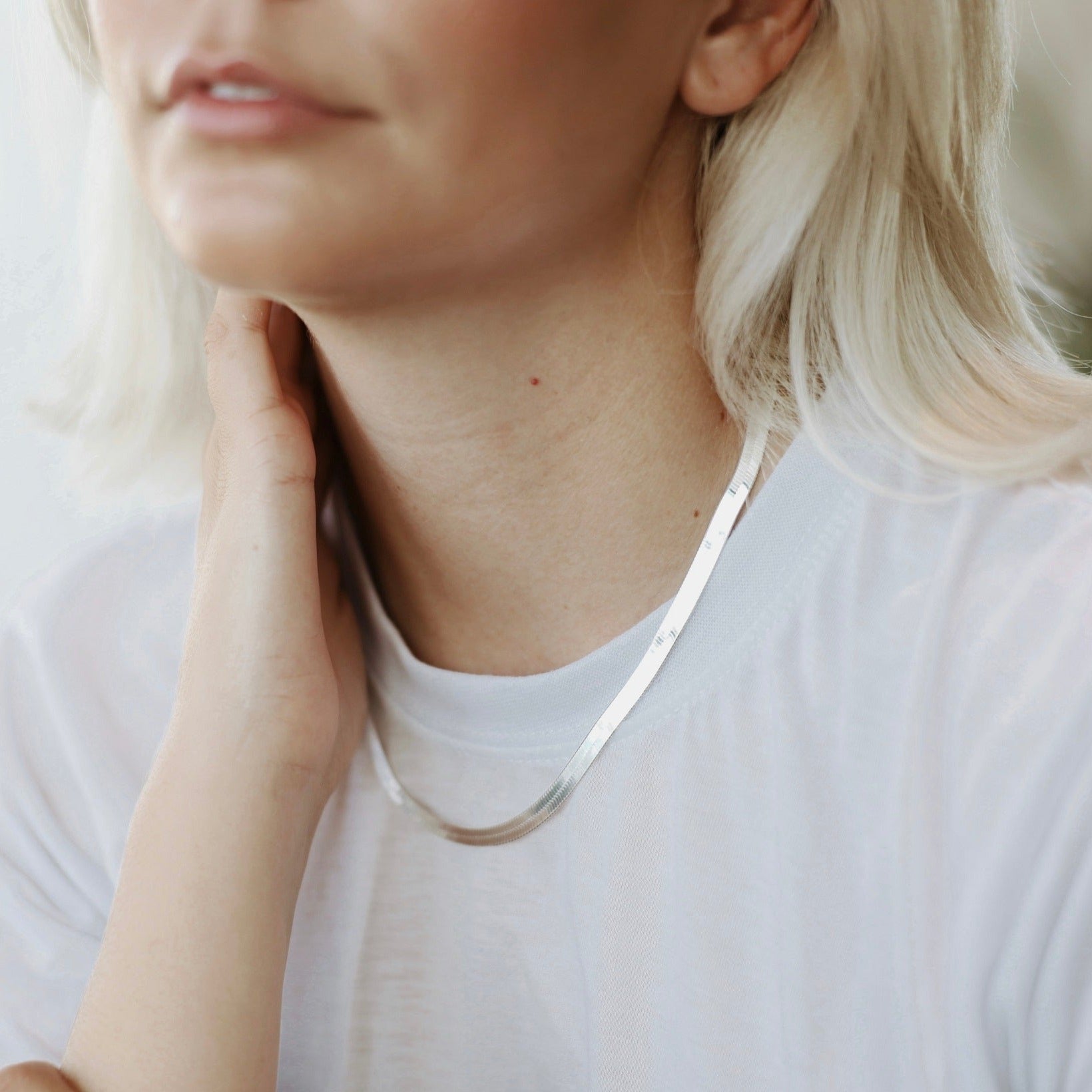Gold Herringbone Necklace | Herringbone Necklace | Outspoke Official